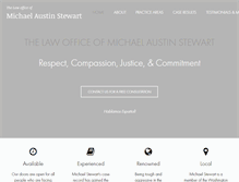 Tablet Screenshot of michaelaustinstewart.com